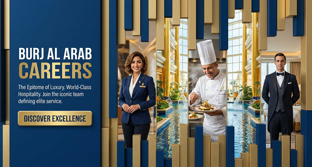 Latest Jobs at Burj Al Arab Hotel in Dubai, UAE