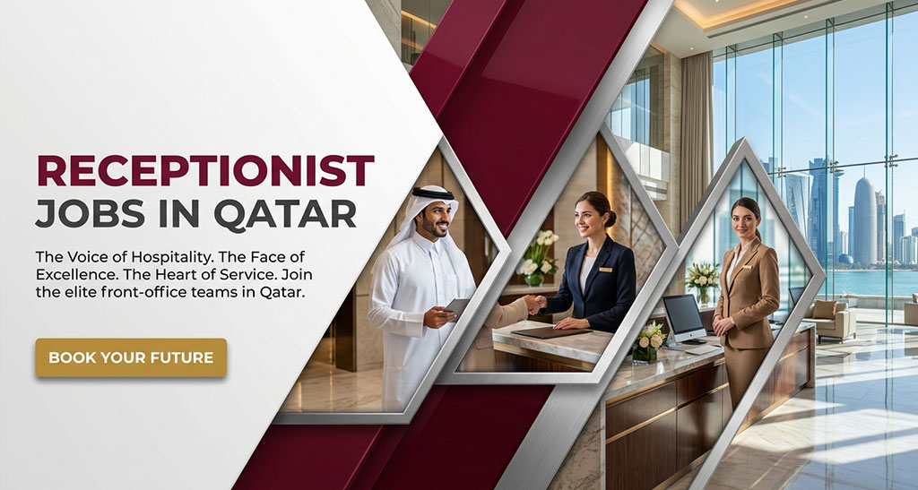 Receptionist Jobs in Qatar for Male-Female Freshers