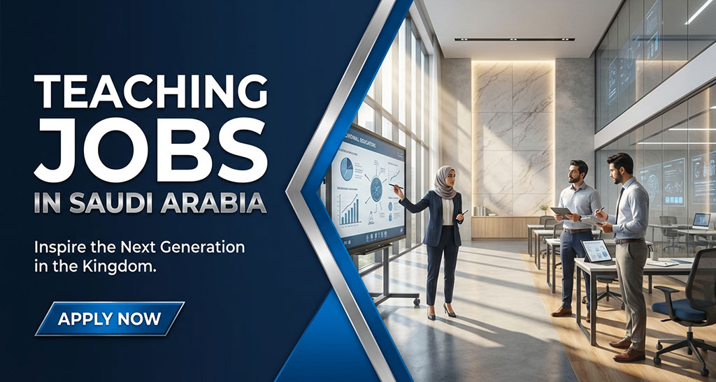 Apply Online for Teaching Jobs in Riyadh-Jeddah-Dammam & Across Saudi Arabia