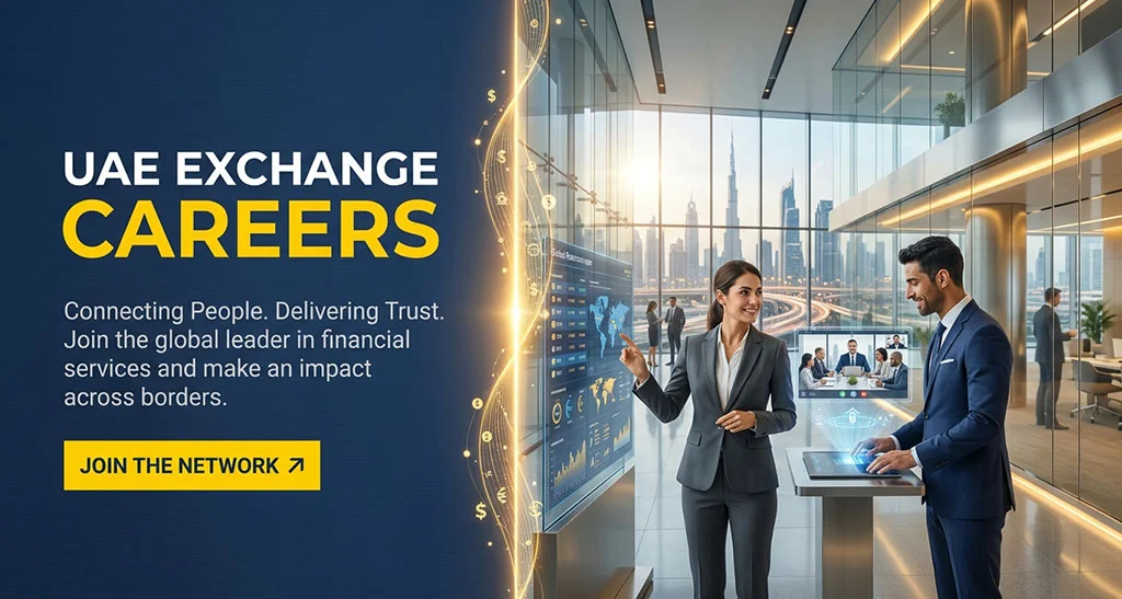 UAE Exchange Jobs Opportunities in Dubai & Across UAE