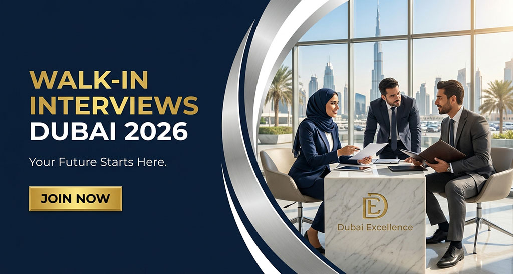 Walk in Interviews in Dubai Today and Tomorrow