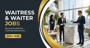 Urgent Waitress/Waiter Jobs in Dubai-Sharjah & Across the UAE